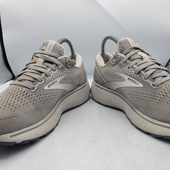 Brooks Ghost 14 Womens 7.5 Gray Athletic Running Shoes Sneakers 1203561B089 - Picture 3 of 13